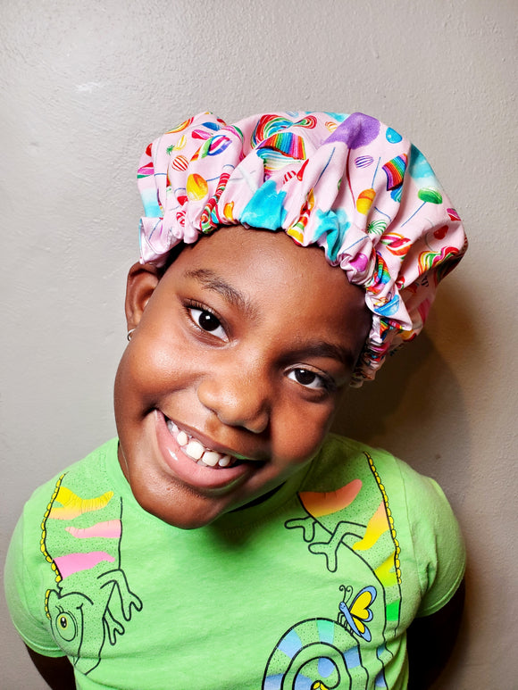 Kids Designer inspired hair bonnets – Own Your Identity Beauty Essentials